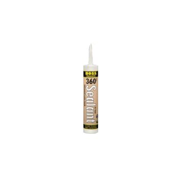 BOSS 360 Sealant Siliconized Latex White 10.1 oz