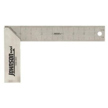 8" Johnson Aluminum Miter Level Square