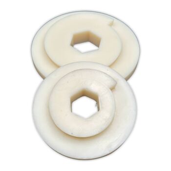 4" Snail Lock Back Up Pad with Thick Foam Velcro