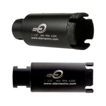 Cyclone Wet Vacuum Brazed Core Bits