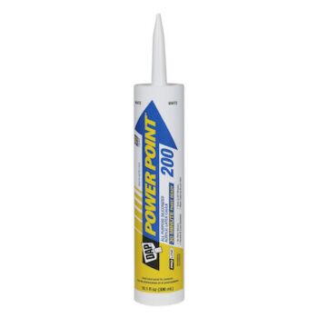 DAP Power Point 200 All Purpose Siliconized Acrylic Latex Caulking White
