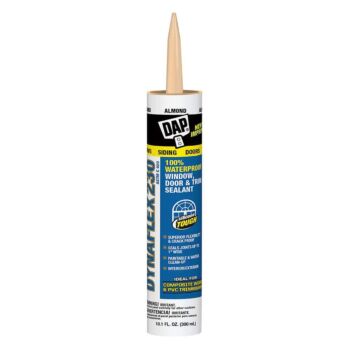 DAP Dynaflex 230 Almond Silicone Door Trim and Window Sealant 10.1 oz