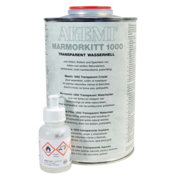 Akemi Marmorkitt 1000 Water Clear Polyester Adhesive Flowing Quart