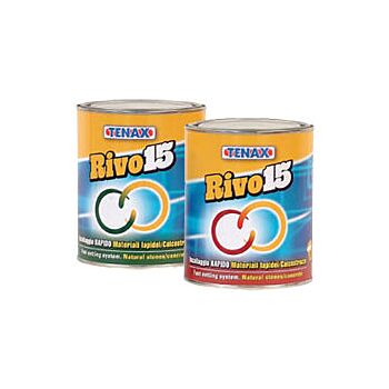 Tenax Rivo 15 Fast Set Epoxy Adhesive Knife Grade Set A-B 2 Liter