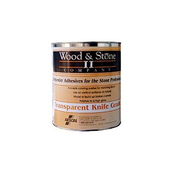 Wood And Stone Polyester Transparent Knife Grade 1 Gallon