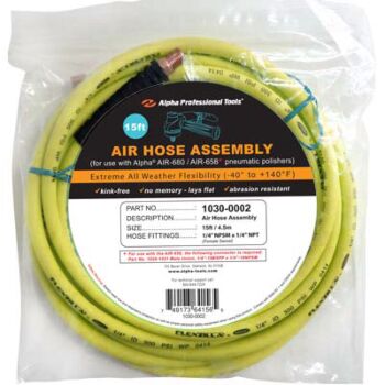 20ft 1/4" Alpha Air Hose Assembly 1030-0010