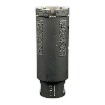 1-1/2" Shark Super Core Bit Laser Side Segmented Black