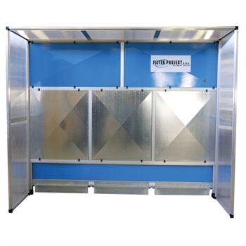 Weha 10' (3 METER) AUTOMATIC DRY DUST COLLECTOR BOOTH SYSTEM