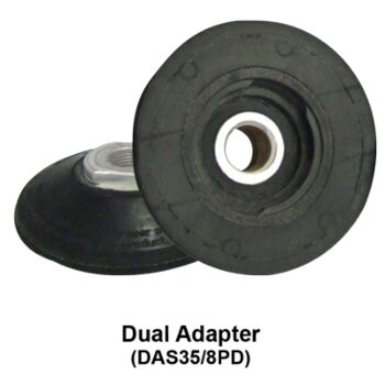 3" Alpha Turboshine Backer Pad Dual Adapter