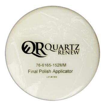 6.5" Quartz Renew White Foam Applicator Pad #3