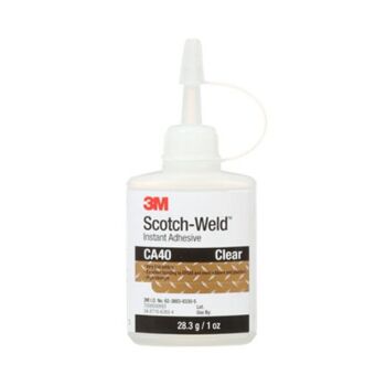 3M Scotch-Weld Instant Adhesive CA40 Clear 1oz
