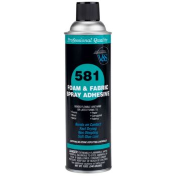 581 Foam & Fabric Spray Glue Adhesive