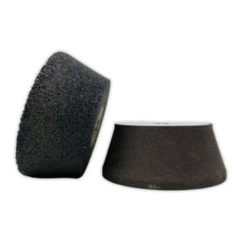 4" Csp Flared Silicone Carbide Stone Wheels-Concave