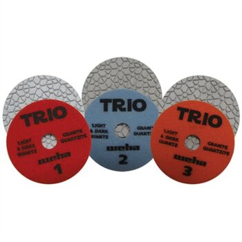 4" Weha Trio 3 Step Polishing Pads