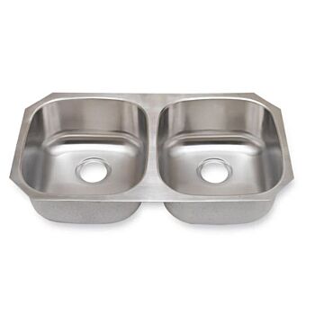 Stainless Steel Kitchen Sink Undermount Double Bowl 5050 16G