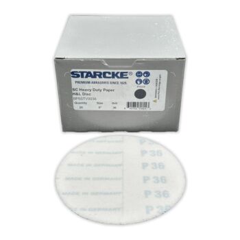 5" Starcke Sandpaper Velcro Back #36