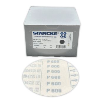 5" Starcke Sandpaper Velcro Back #600