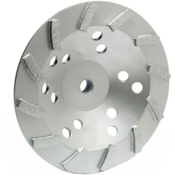 4" CSP Turbo Single Cup Wheel Gray Concerete