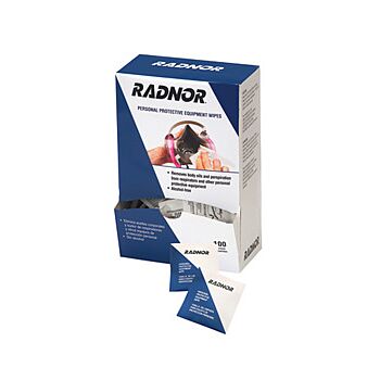 RADNOR® 5" X 8" Respirator Cleaning Wipes For All Respirators (100 Wipes Per Box) 31-RADNOR