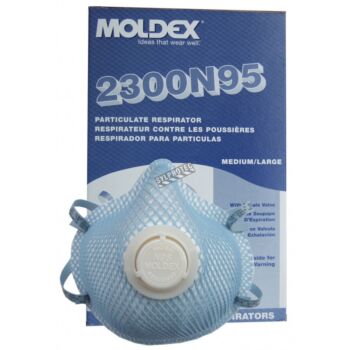 Moldex 2300 N95 Respirator With Exhale Valve, Box of 10