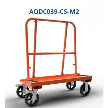 Abaco QLI Drywall Cart Black Rubber #AQDC039-CS-M2-B