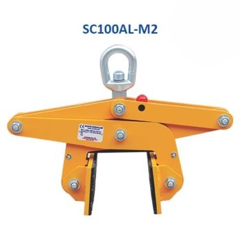 Abaco Scissor Clamp Black Rubber #SC100AL-M2-B