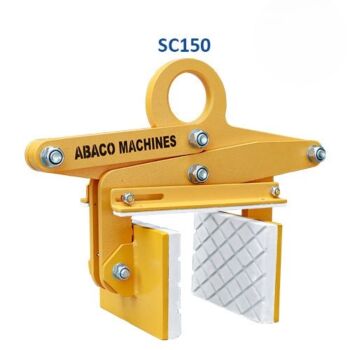 Abaco Scissor Clamp White Rubber #SC150-W