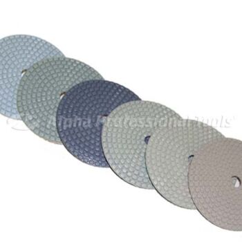 4" Alpha Ceramica Dry Polishing Pad #2000