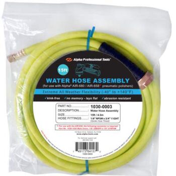 25ft 1/2" Alpha Water Hose Assembly 1030-0034