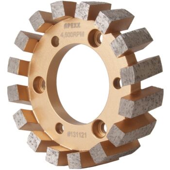 4" Apexx Gold Monster CNC Calibrating Wheel #22801-03001