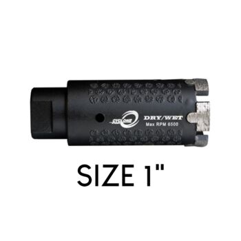 1" Cyclone Wet Side Protection Core Bit