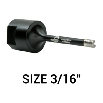3/16" Cyclone Dry / Wet Non Core Bit