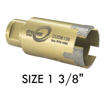 1 3/8" Cyclone Ultra Wet Core Bit