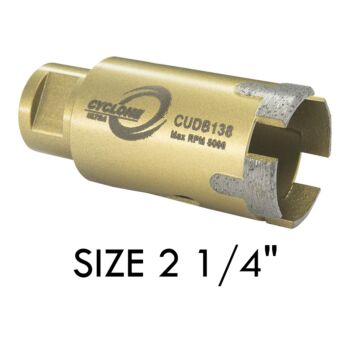 2-1/4" Cyclone Ultra Wet Core Bit
