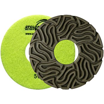 6" Cyclone Ultra Straight Edge Velcro Wheel #800