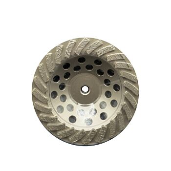 7" CSP Turbo Double Segment Cup Wheel Gray Concerete