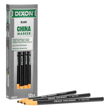 Dixon China Marker Black 12/Box