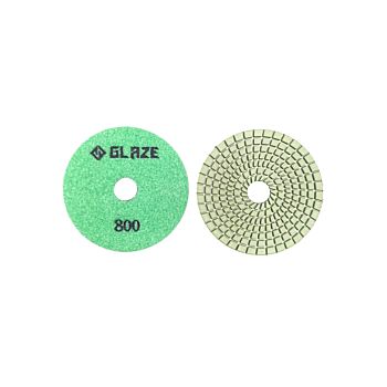 4" Glaze Wet Polishing Pad #800