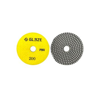 4" Glaze Pro Wet Polishing Pad #200