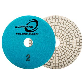 4" Hurricane Engineered Stone White 3 Step Polishing Pad