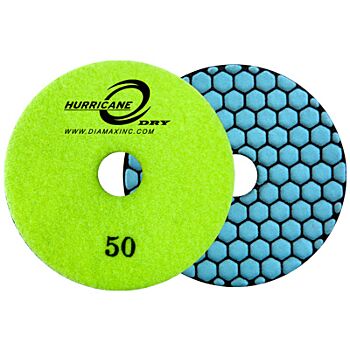 4" Hurricane Dry Polishing Pad #50