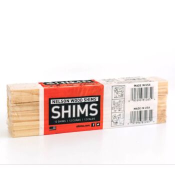 8" Do-It-Yourself Pine Shims 12pcs Per Bag