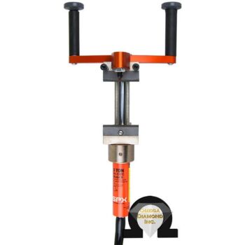 Omega Pitbull BigDog Hyrdraulic Stone Chiseler with Electric-Hydraulic Pump (Straight Teeth)