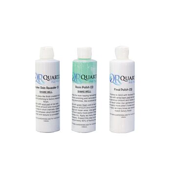 Quartz Renew 8Oz Starter Kit 3Pcs..8 Oz Snake Skin-8 Oz Resin Polish -8 Oz Final Polish