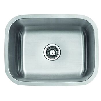 SWAN Single Kitchen Stainless Steel Sink SM2318 Undermount