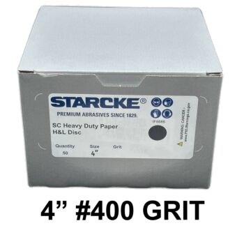 4" Starcke Velcro Sandpaper #400