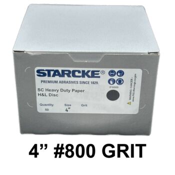 4" Starcke Velcro Sandpaper #800