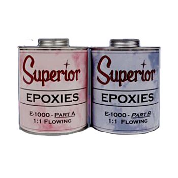 Superior E-1000 Flowing Epoxy Set A-B Quarts
