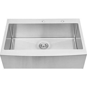 Stainless Steel Kitchen Farmer Sink Single 33''x21" 16Gage