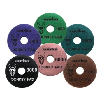 4'' Weha Donkey Quartz Diamond Polishing Pads